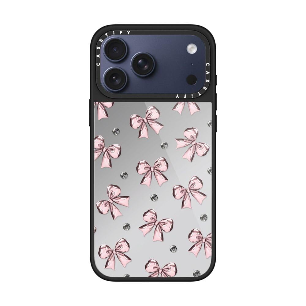 casetify 17ProMax メタリックピンクリボン CASETiFY - Metallic Case for iPhone 17 Pro Max [Scratch Resistant